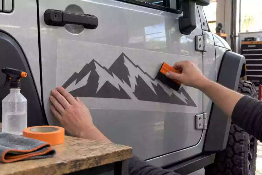 How to Install Vehicle Vinyl Decals | JK Pro Stickers