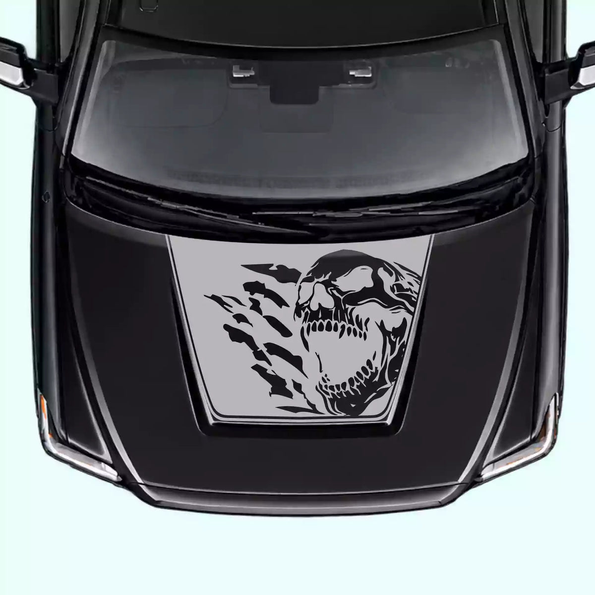2014-2021 Toyota Tundra Reaper Skull Hood Decal Vinyl Graphics Kit