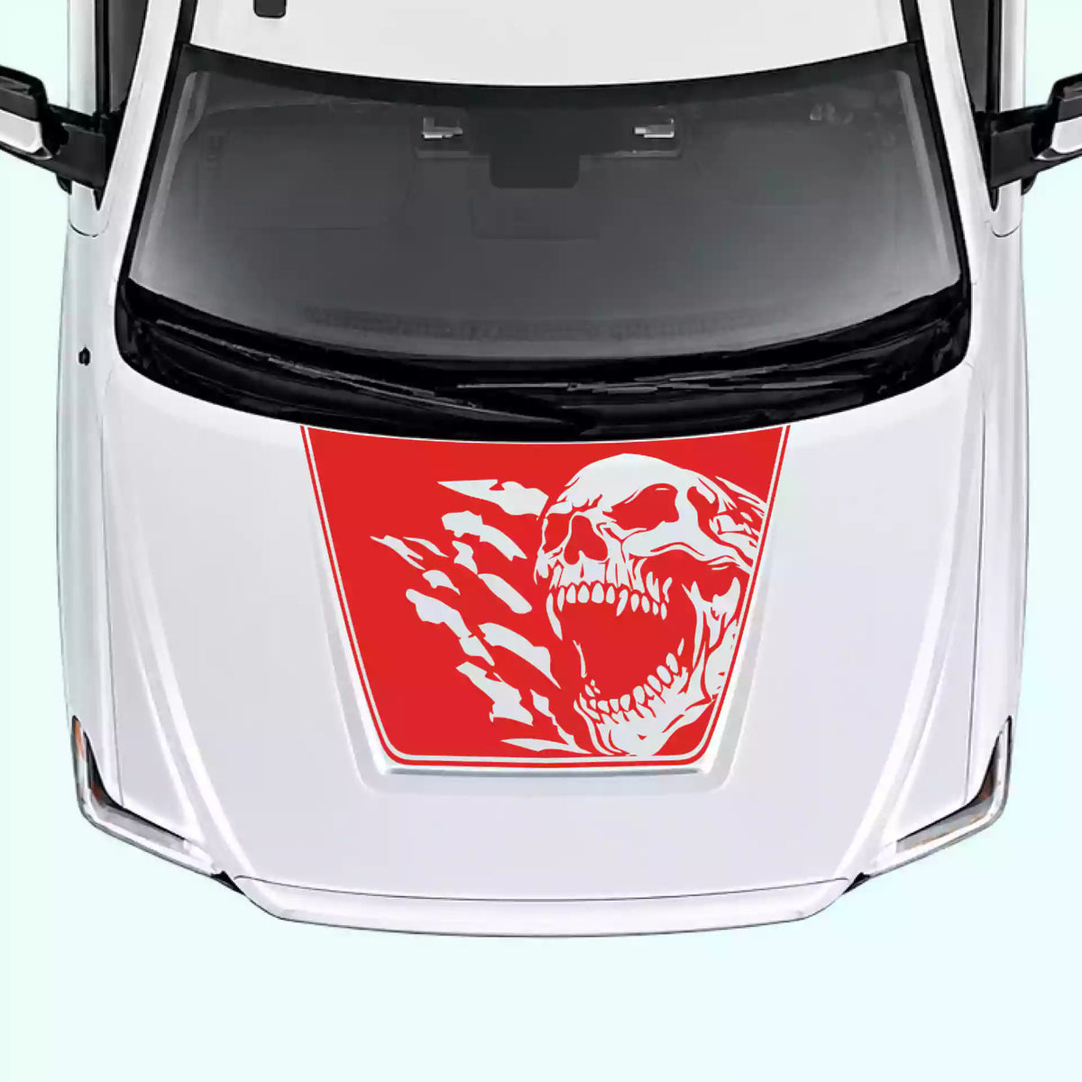 2014-2021 Toyota Tundra Reaper Skull Hood Decal Vinyl Graphics Kit