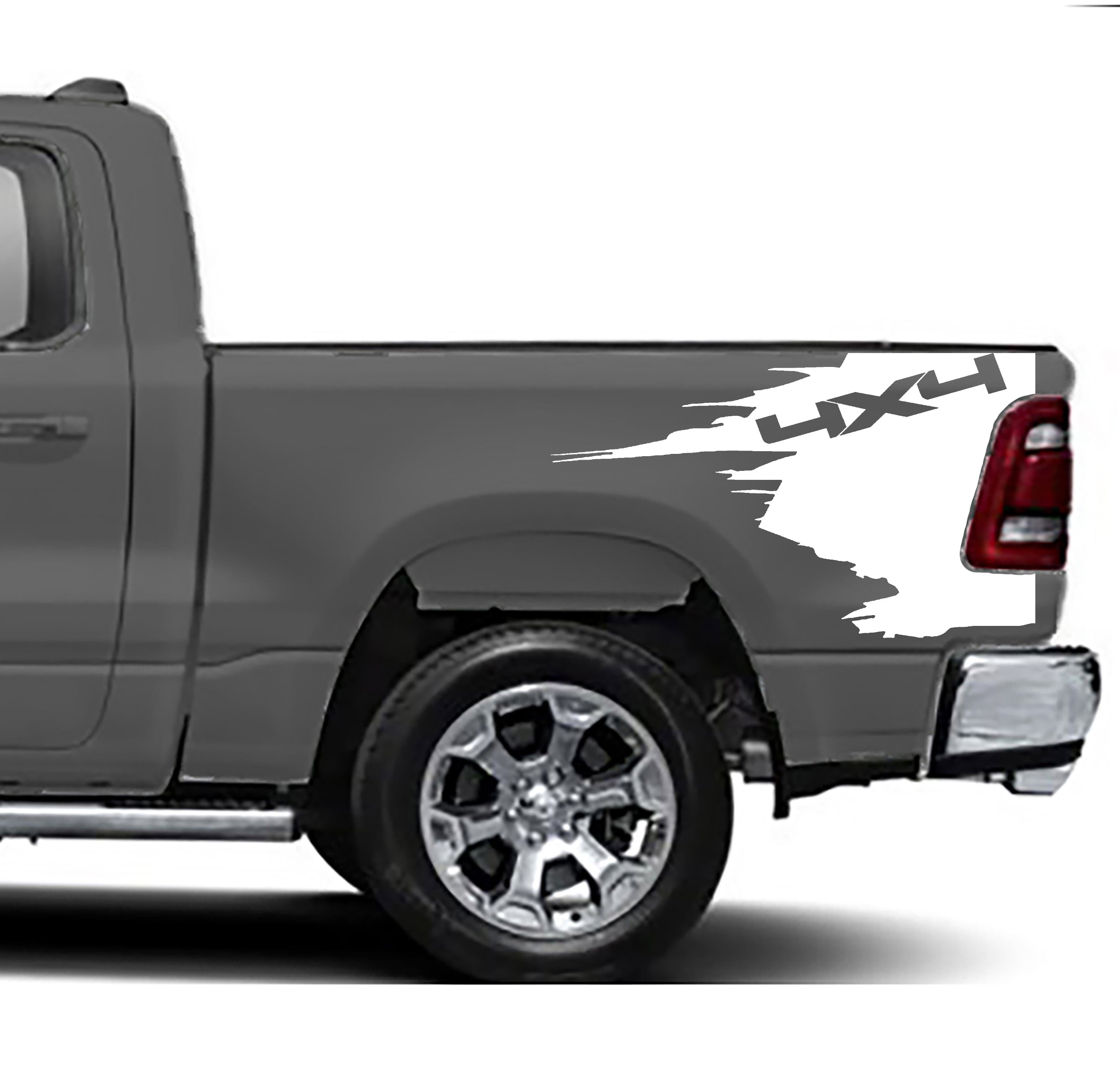 4x4 off road dodge ram 1500 2500 2019 to 2023 models white