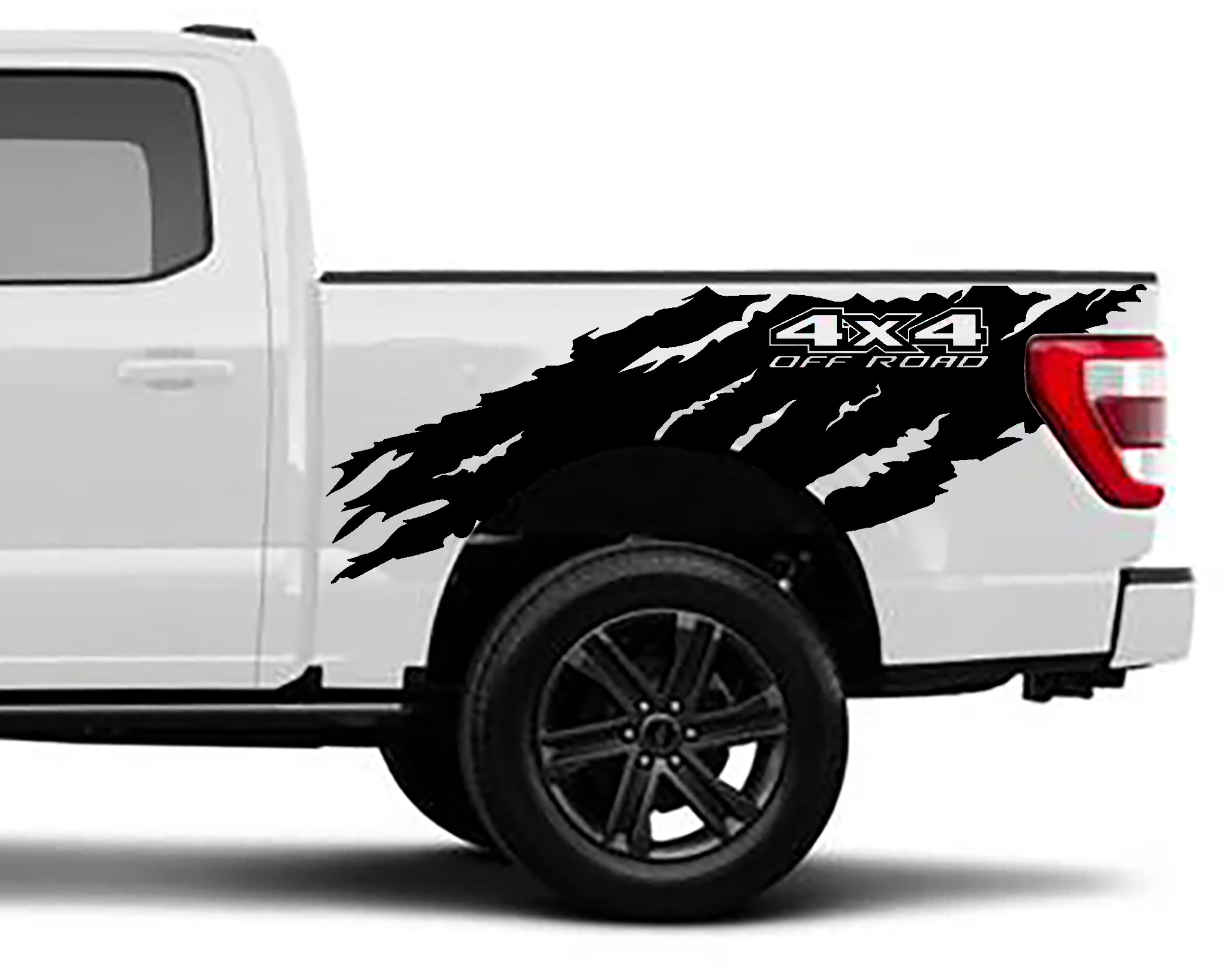 4x4 OFF ROADTruck Bed Decals, MATTE BLACK (Set) For Ford F-150 And Super Duty - Foto 2