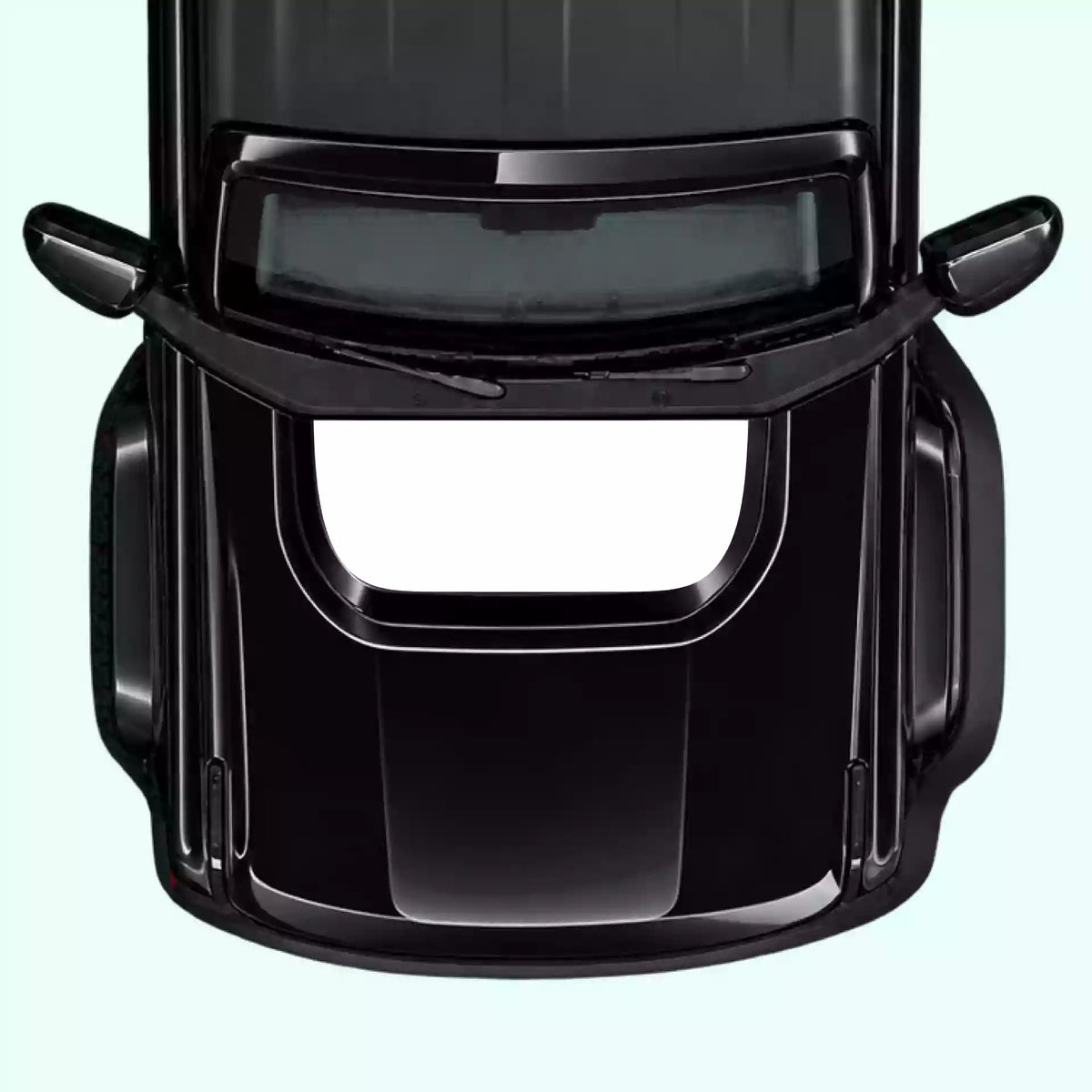 6th Gen Ford Bronco Solid Hood Decals Vinyl Graphics Kit White