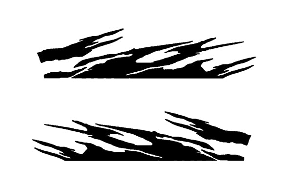 brush side stripes for dodge ram 1500 2500 2019 to 2023 models