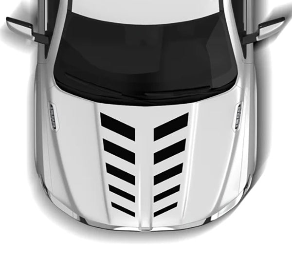 Dodge Ram Vent Style Hood Decal : Vinyl Graphics Kit Fits (2019-2023)