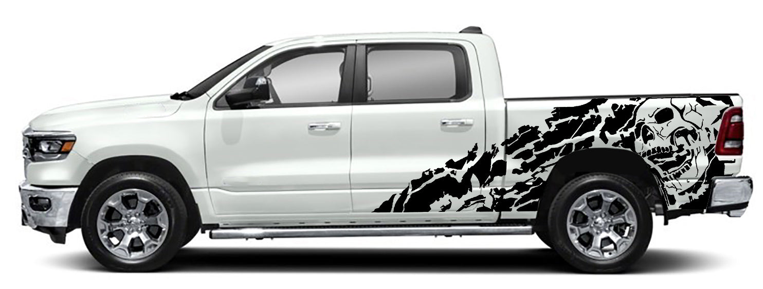 nightmare bed graphics for dodge ram 2018 to 2023 models