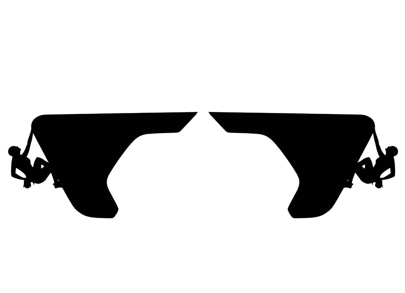 female rock climber fender vent decals for jeep wrangler jl