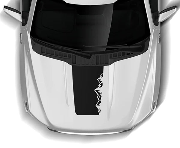 Ford F-150 Adventure Mountains Hood Decal : Vinyl Graphics Kit Fits (2021-2023)