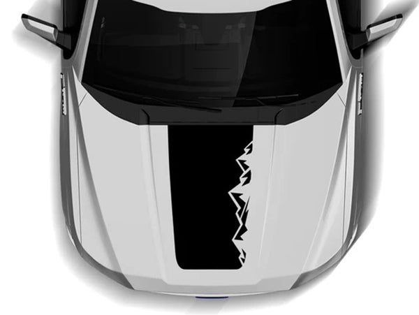 Ford F-150 Adventure Mountains Hood Decal : Vinyl Graphics Kit Fits (2015-2020)