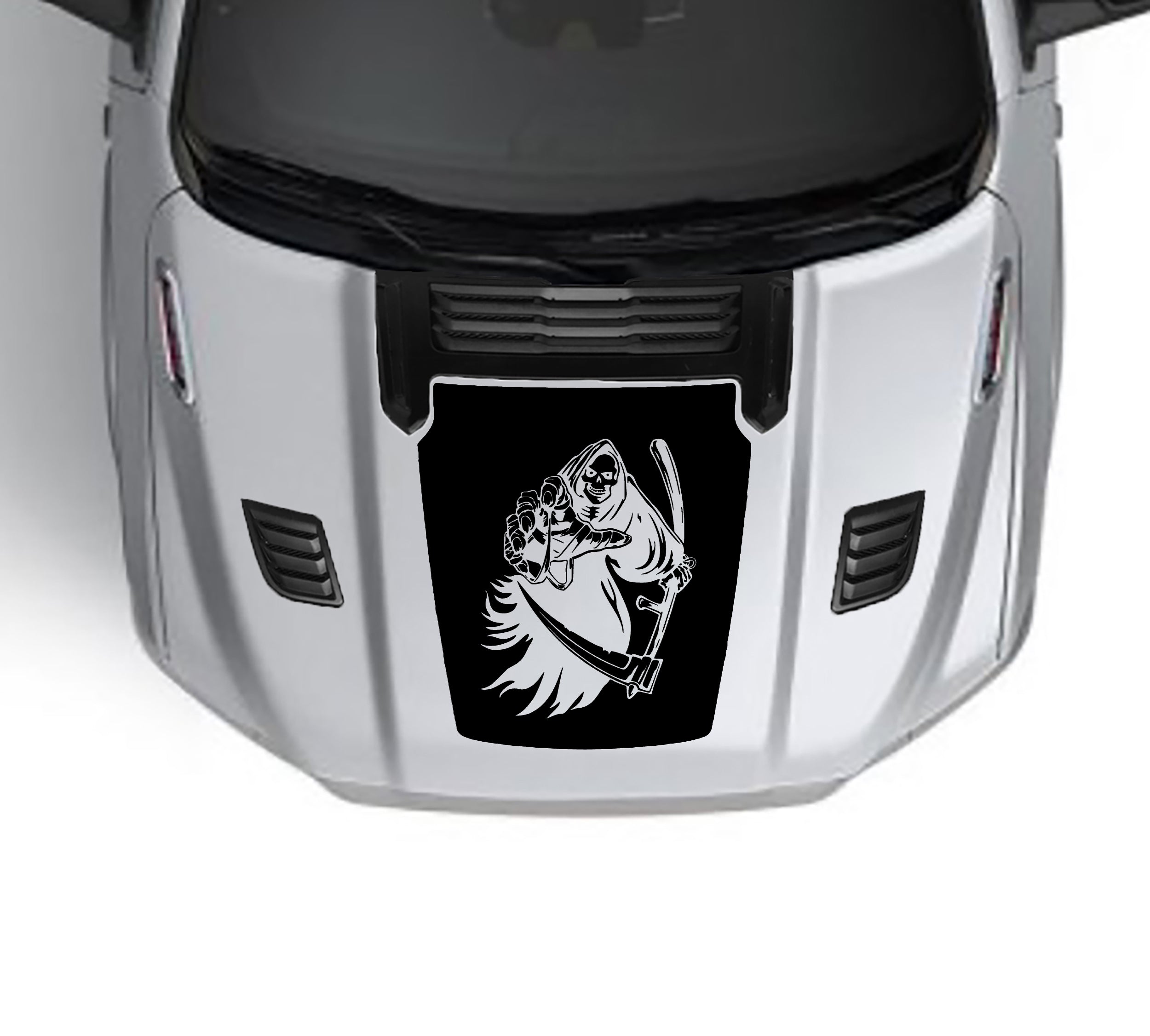 reaper performance hood graphics for dodge ram 1500 2019 to 2023 models black