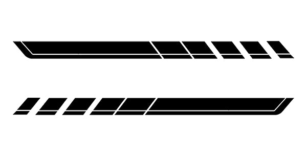 rocker panel stripes graphics for ford f 150 2015 to 2020 models