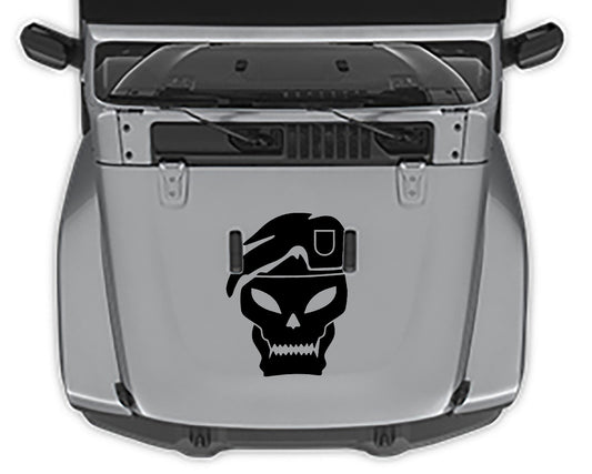 dpecial ops hood  decal for jeep wrangler jl black