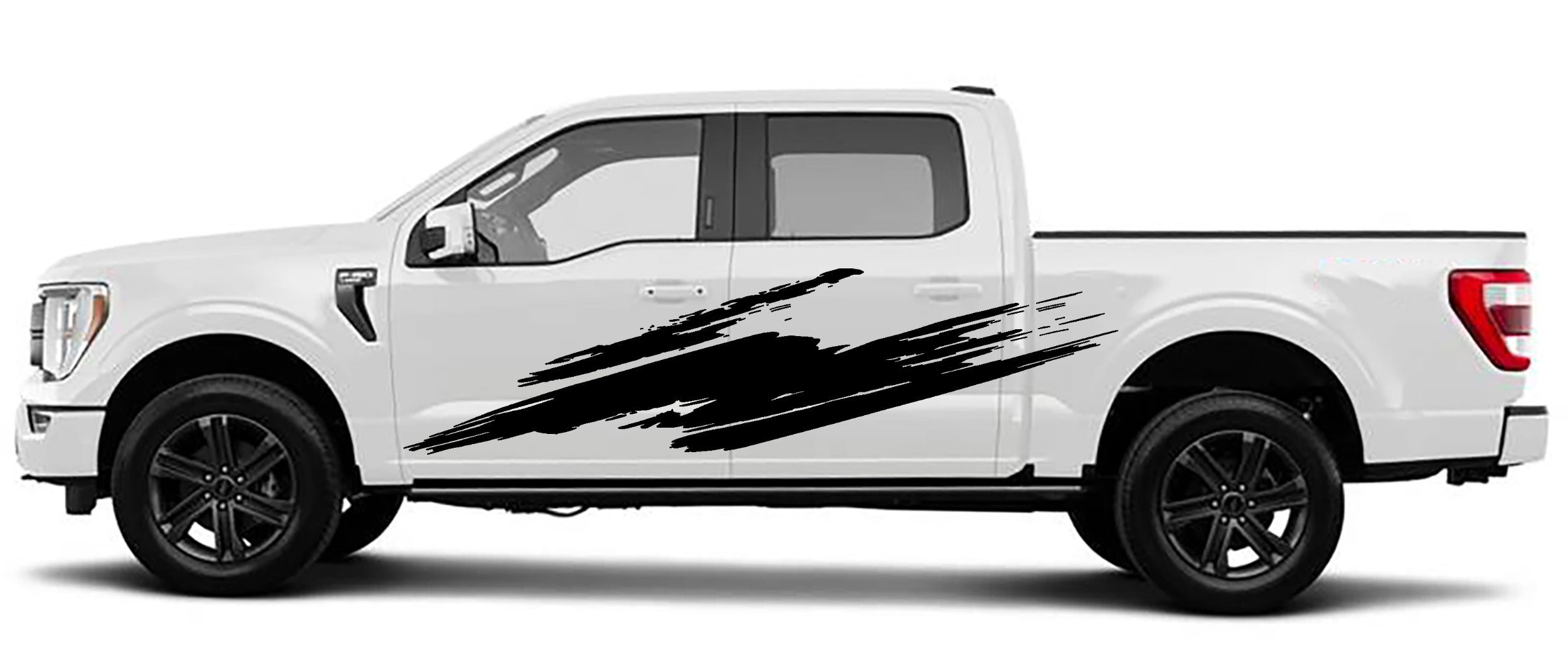 Ford F-150 Splash Side Decals (Pair) : Vinyl Graphics Kit Fits (2021-2023)