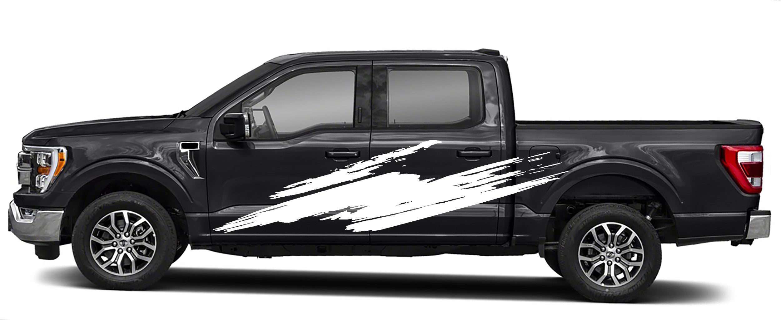 splash side graphics for ford f 150 2021 to 2023 models white