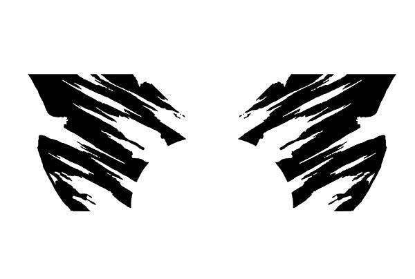 torn bed decals vinyl graphics for ford f 150 2021 to 2023 models