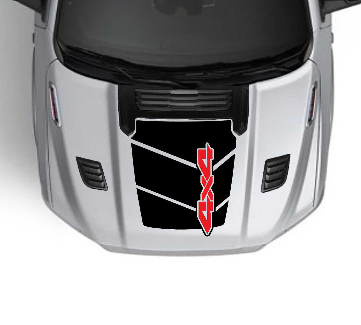 walker sport hood graphics for dodge ram 1500 2019 to 2023 models