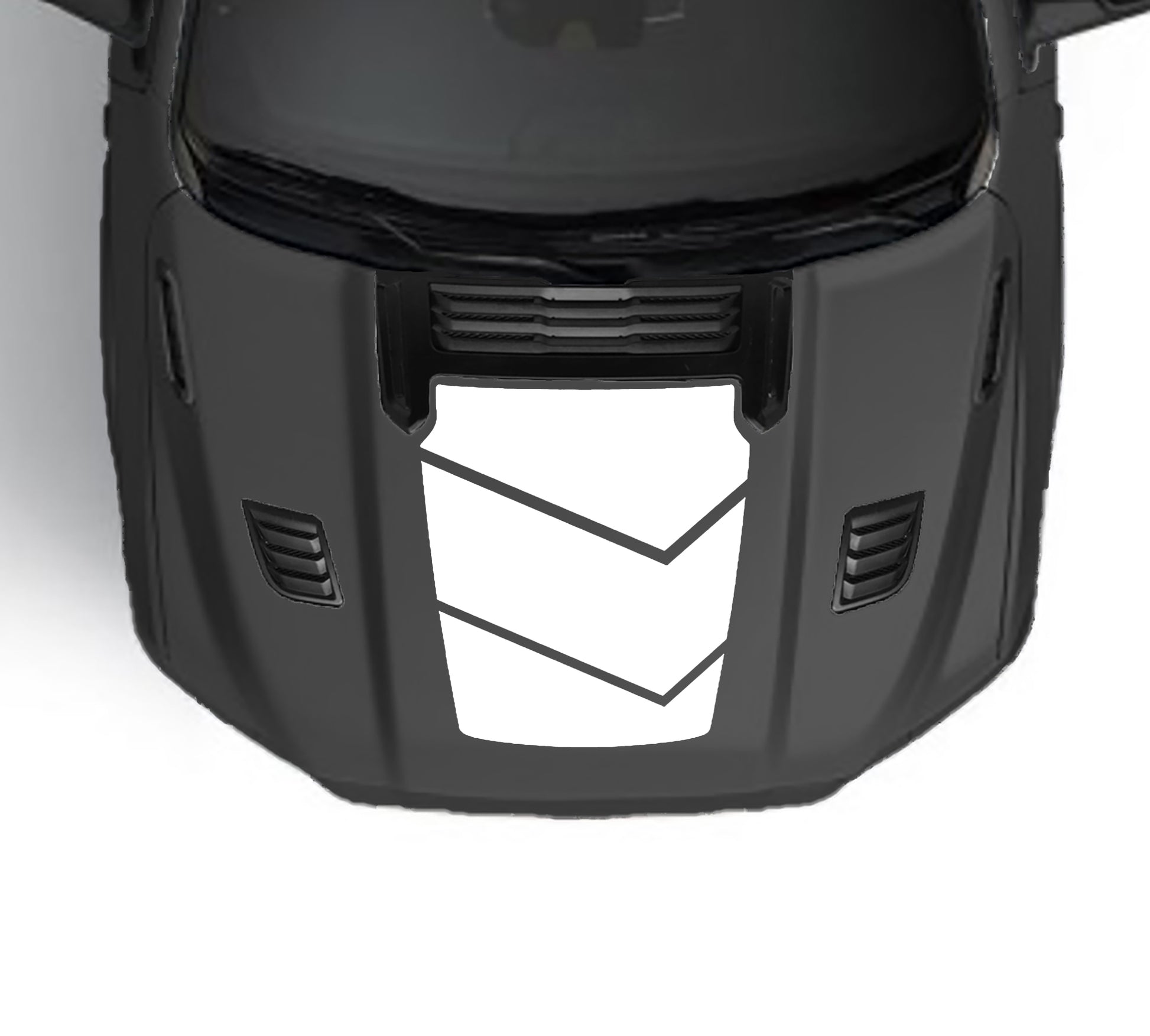 walker performance hood graphics for dodge ram 1500 2019 to 2023 models white