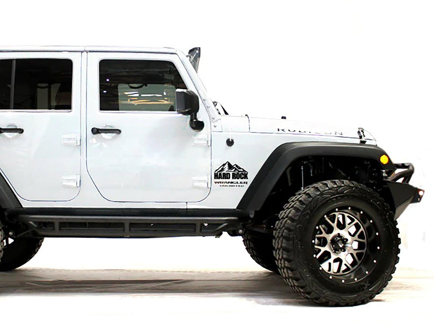 Jeep Wrangler JK (2007-2018) Custom Decals, Graphics and Stickers - Hard Rock Fender Kit - Jkprostickers