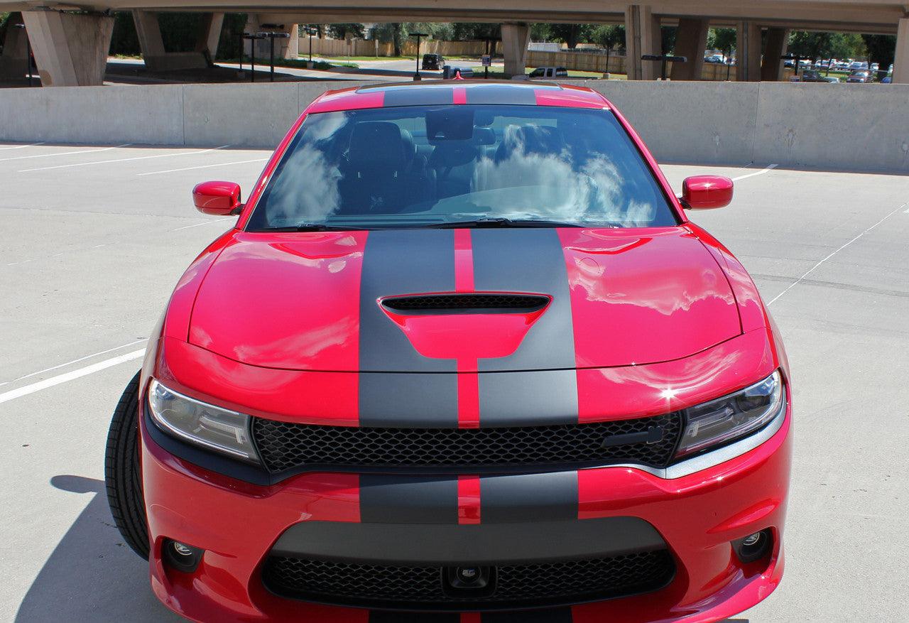 Dodge Charger Full Body Rally Stripes Decals