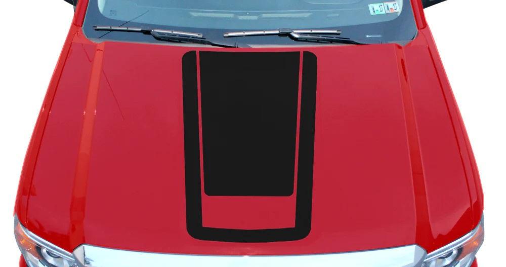 gmc sierra blackout 3 hood decal