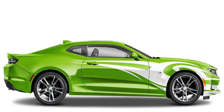 Chevrolet Camaro (2016 to 2018) Custom Decals, Graphics and Stickers - Trible Graphic Kit - Jkprostickers