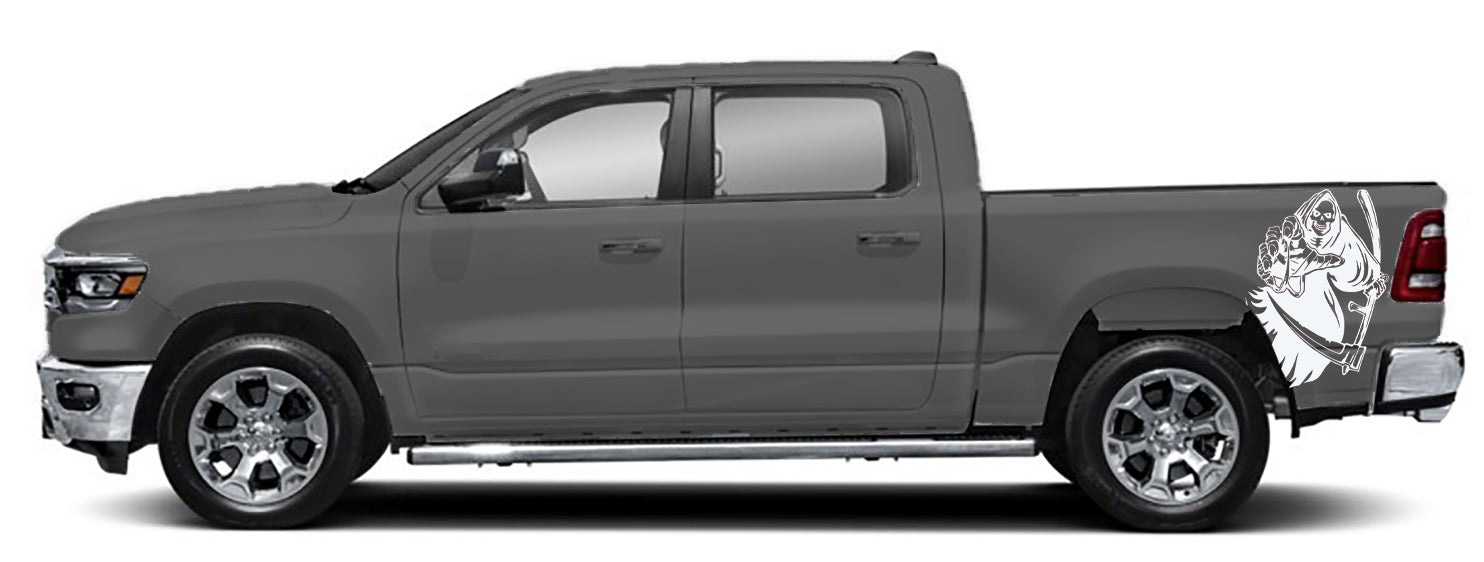 Grim Reaper Rear Bed Decal for Dodge Ram 1500 5th Gen