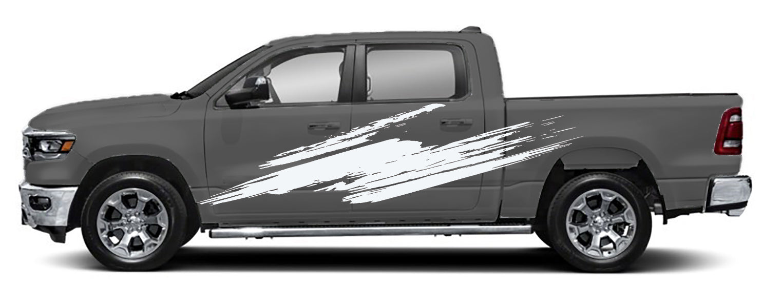 Mud Splash Brush Side Decals for Dodge Ram 5th Gen