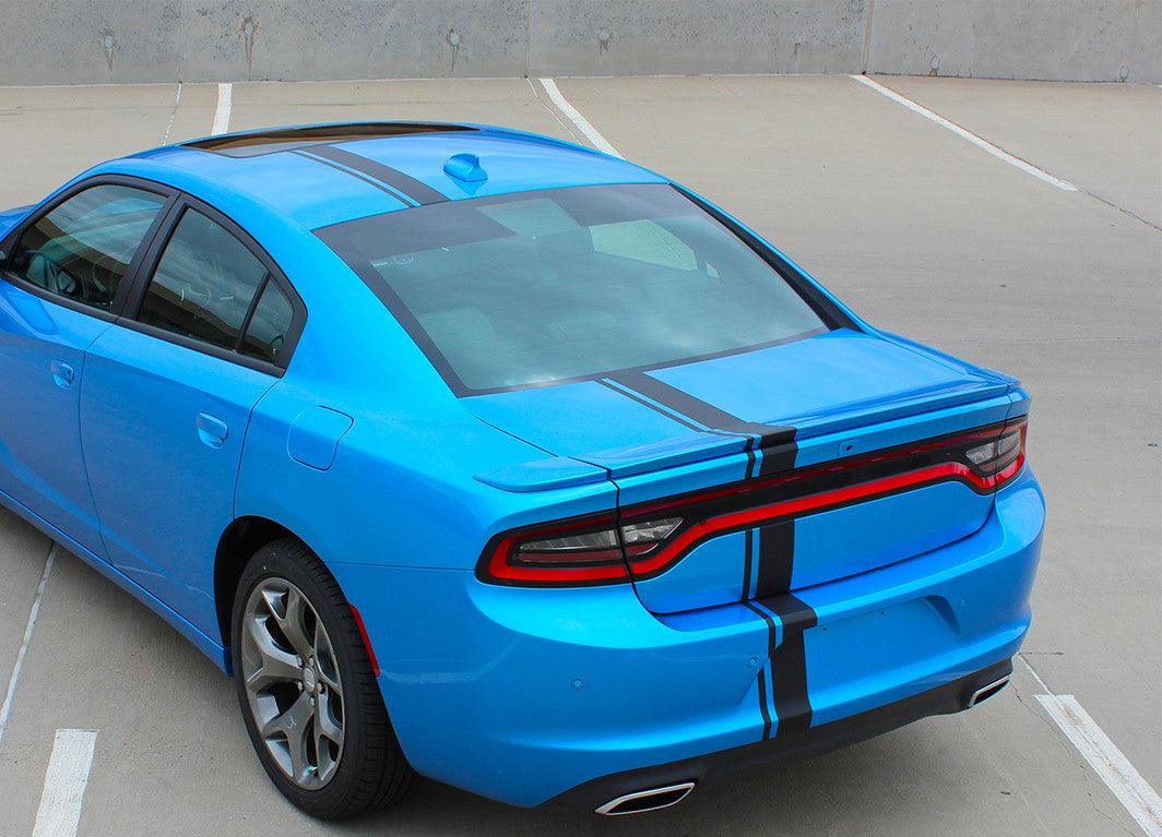 Dodge Charger Offset Racing Stripes