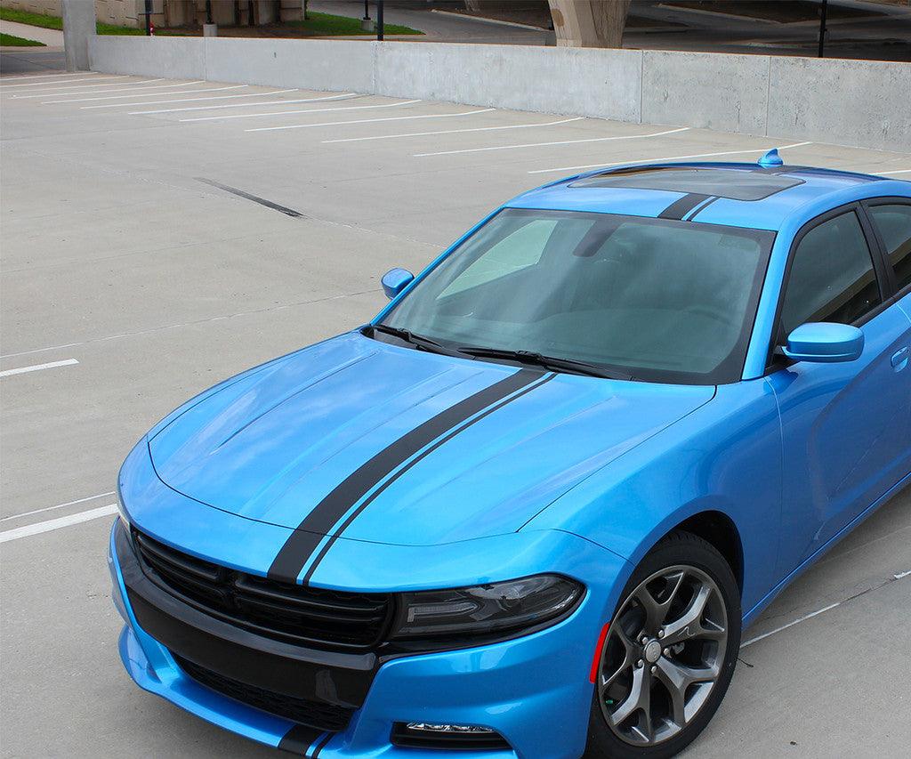 Dodge Charger Offset Racing Stripes