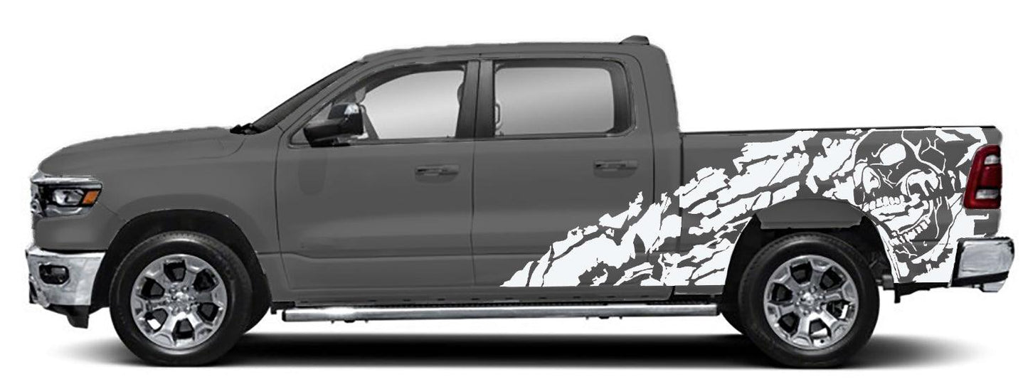 Dodge Ram 1500/2500 (2019-2023) Custom Vinyl Decals, Graphics and Stickers - Nightmare Kit (Pair) - Jkprostickers