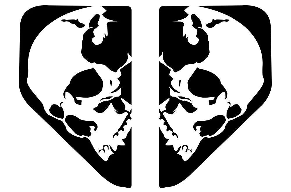 Ford F-150 (2009-2014) | Custom Decals, Graphics and Stickers - Skull Brake Light Kit - Jkprostickers