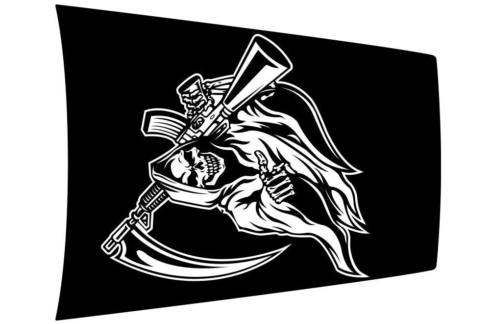 Ford F-150 (2015-2020) Custom Decals, Graphics and Stickers - Ghost with Ak47 Hood Decal - Jkprostickers