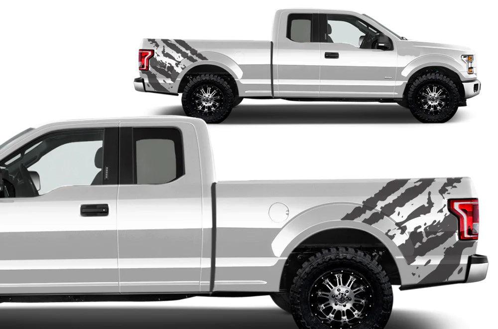 Ford F-150 (2015-2020) | Custom Decals, Graphics and Stickers - Ripped Bed Kit - Jkprostickers