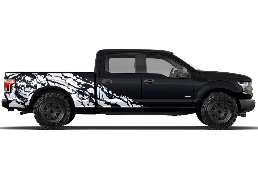 Ford F-150 SuperCrew (2015-2020) | Custom Decals, Graphics and Stickers - Nightmare Decal Kit - Jkprostickers