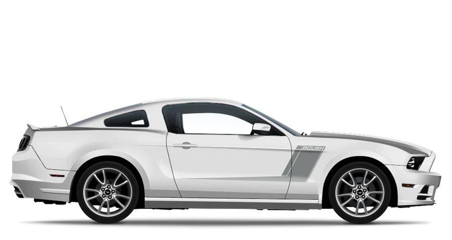 Ford Mustang (2005 to 2014) Custom Decals, Graphics and Stickers - Roush Racing Stripes Kit - Jkprostickers