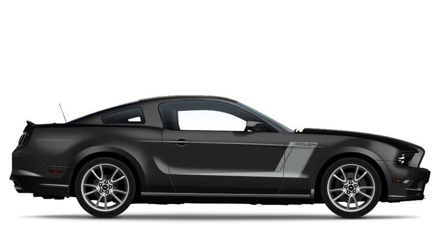 Ford Mustang (2005 to 2014) Custom Decals, Graphics and Stickers - Roush Racing Stripes Kit - Jkprostickers
