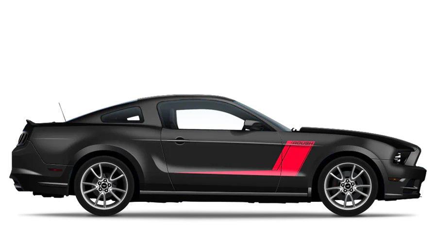 Ford Mustang (2005 to 2014) Custom Decals, Graphics and Stickers - Roush Racing Stripes Kit - Jkprostickers