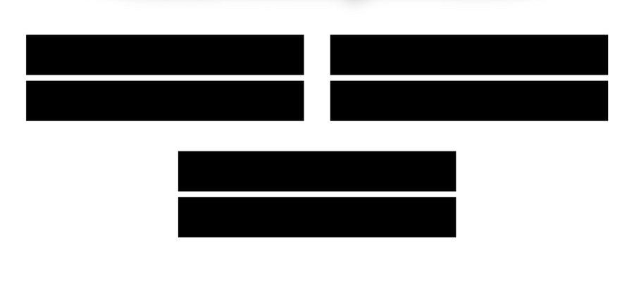 Dual racing stripes vinyl kit pieces for Ford Mustang hood roof and trunk with pinstripe accents