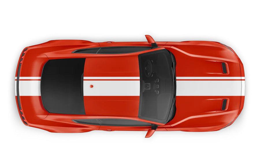 Ford Mustang (2005 to 2022) Custom Decals, Graphics and Stickers - Euro Full Body Racing Strips - Jkprostickers