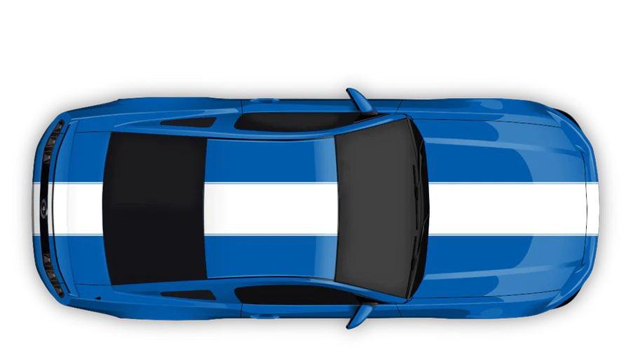 Ford Mustang (2005 to 2022) Custom Decal, Graphics and Stickers - Contoured Full Body Racing Strips - Jkprostickers