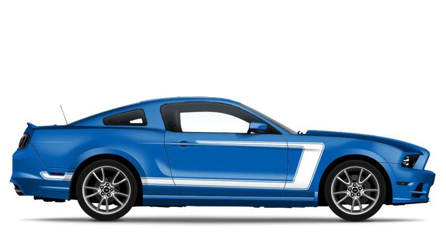 Ford Mustang (2005 to 2014) Custom Decals, Graphics and Stickers - Accent Side Wrap Kit - Jkprostickers