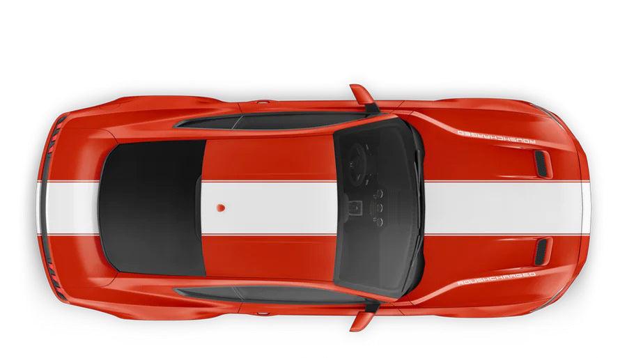 Ford Mustang (2015-2022) Custom Decals, Graphics and Stickers - Roush Stage 3 Racing Stripes - Jkprostickers