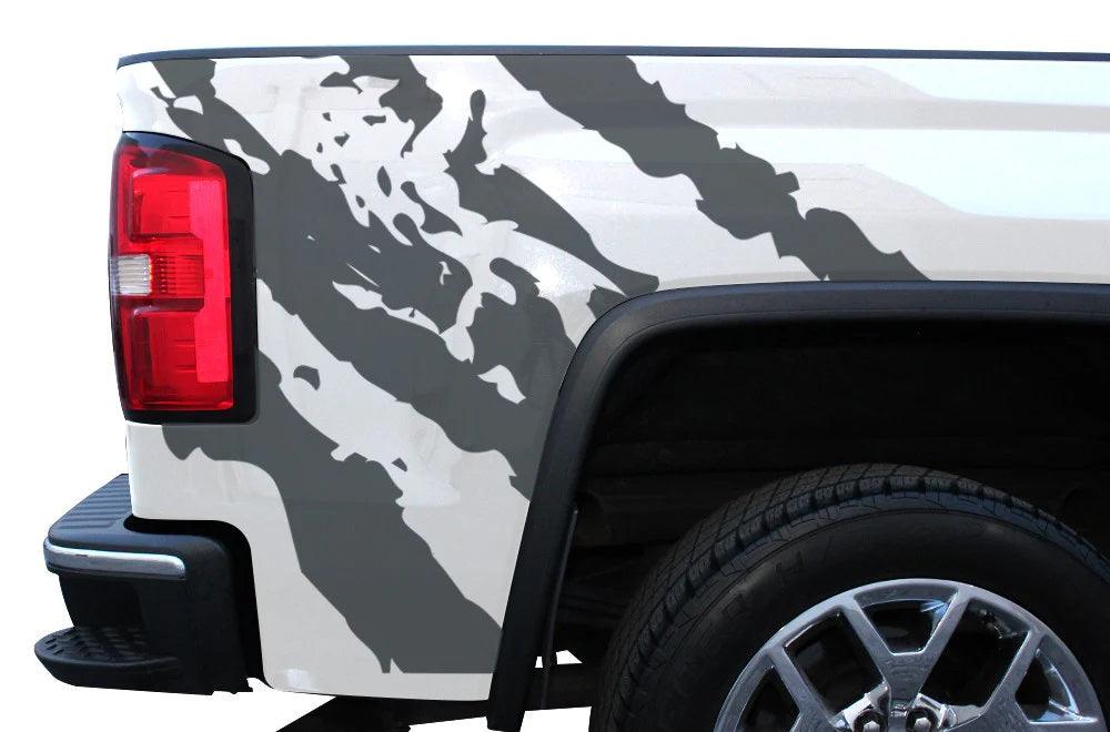 GMC Sierra 2014-2017 Custom Vinyl Decal, Graphics and Stickers - Ripped - Jkprostickers