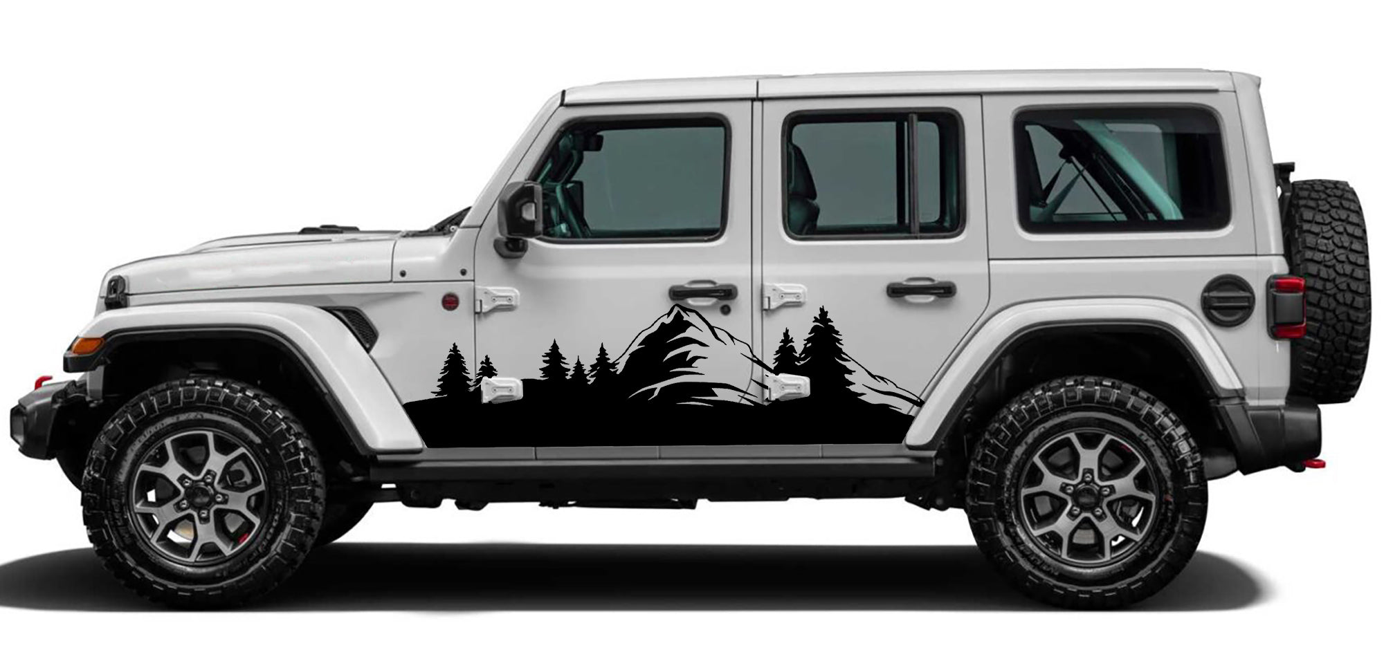 Jeep Wrangler Adventure Side Decals Custom Vinyl Graphics. – Jkprostickers