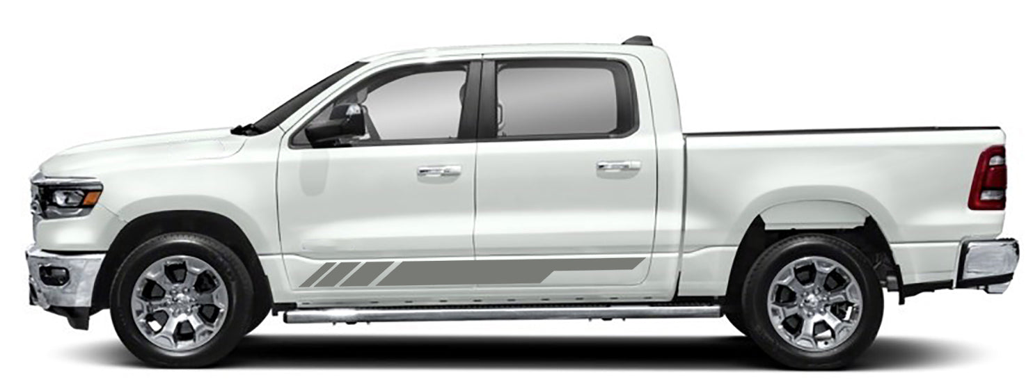 Lower Door Performance Accent Stripe Decal Kit for Dodge Ram 1500 5th Gen