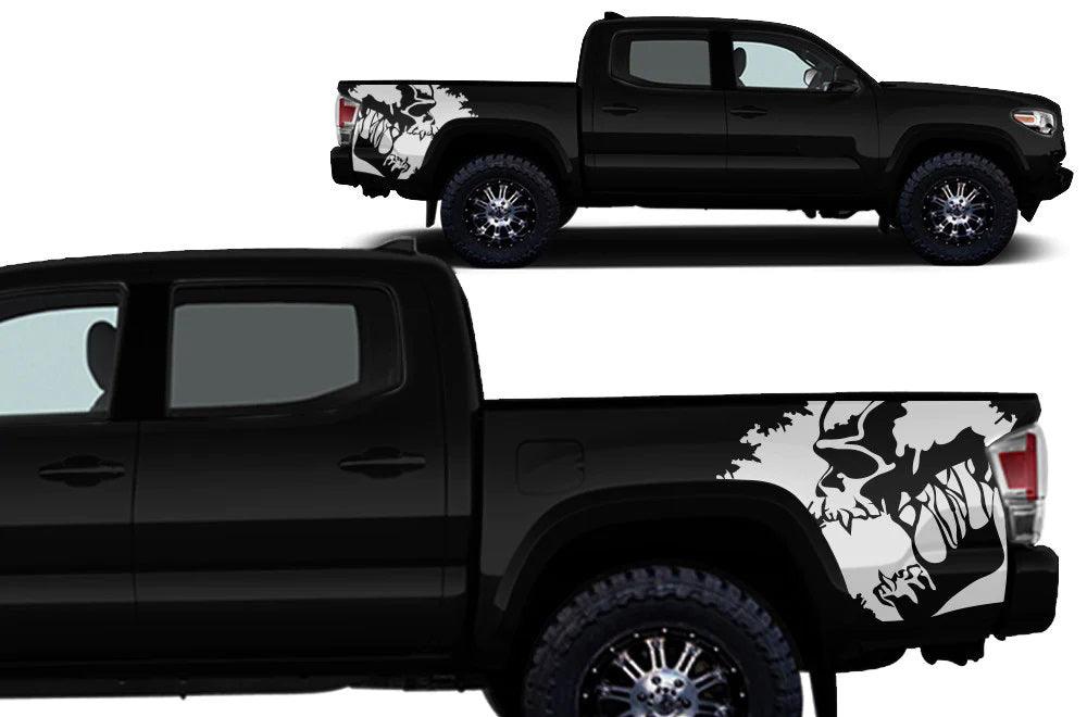 Toyota Tacoma (2016-2022) Vinyl Decals Graphics and Stickers - Scream Bed Decal Kit - Jkprostickers