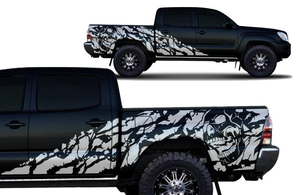 Toyota Tacoma 4Door Short Bed (2005-2015) Vinyl Decals, Graphics and Stickers - Nightmare - Jkprostickers
