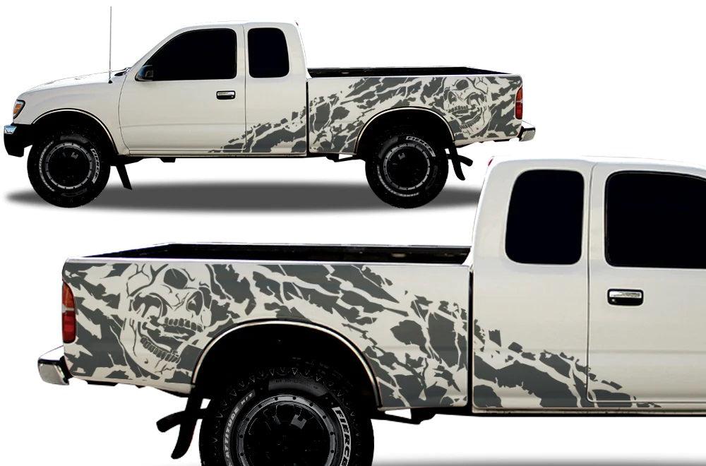 Toyota Tacoma (1995-2004) Custom Vinyl Decals, Graphics and Stickers - Nightmare Wrap Kit - Jkprostickers