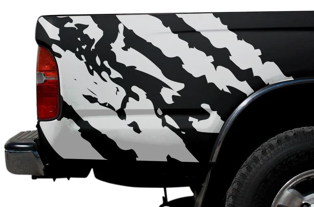 Toyota Tacoma (1995-2004) Custom Vinyl Decals, Graphics and Stickers - Ripped Fender Kit - Jkprostickers