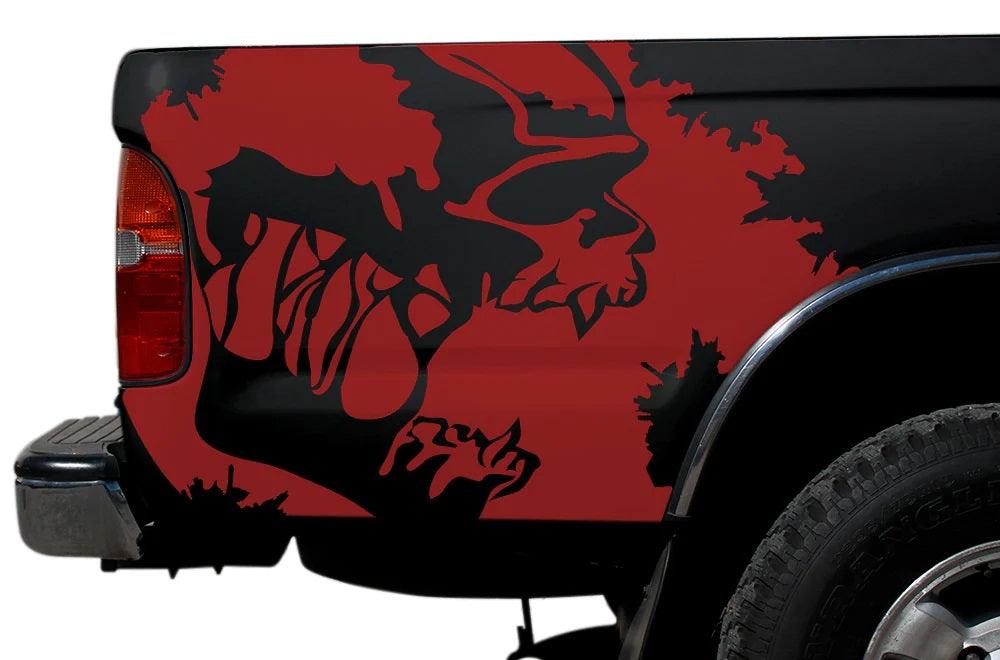 Toyota Tacoma (1995-2004) Custom Vinyl Decals, Graphics and Stickers - Scream Fender Kit - Jkprostickers
