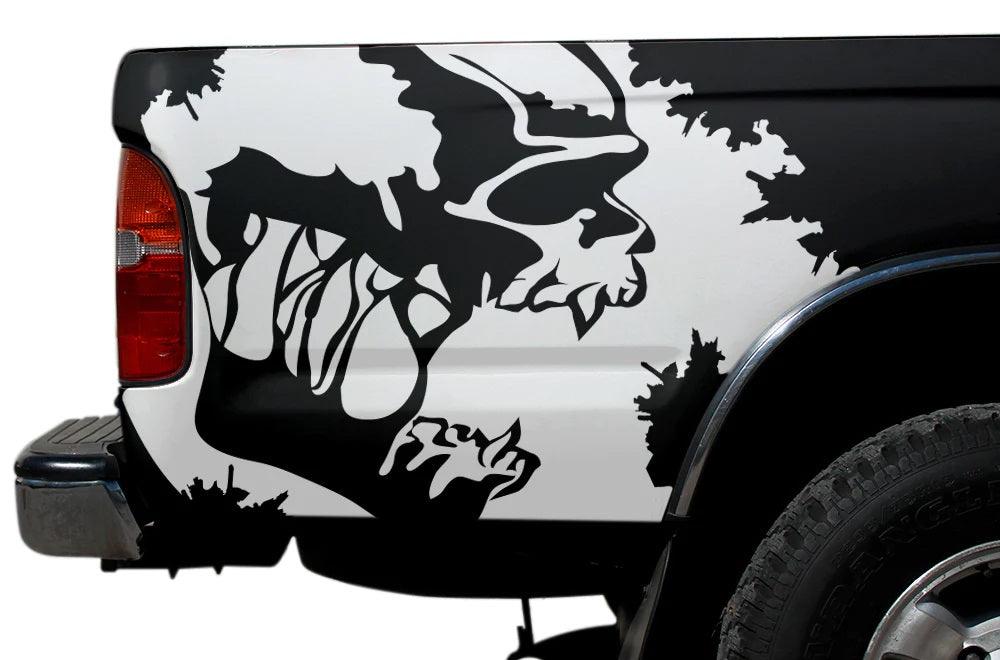 Toyota Tacoma (1995-2004) Custom Vinyl Decals, Graphics and Stickers - Scream Fender Kit - Jkprostickers